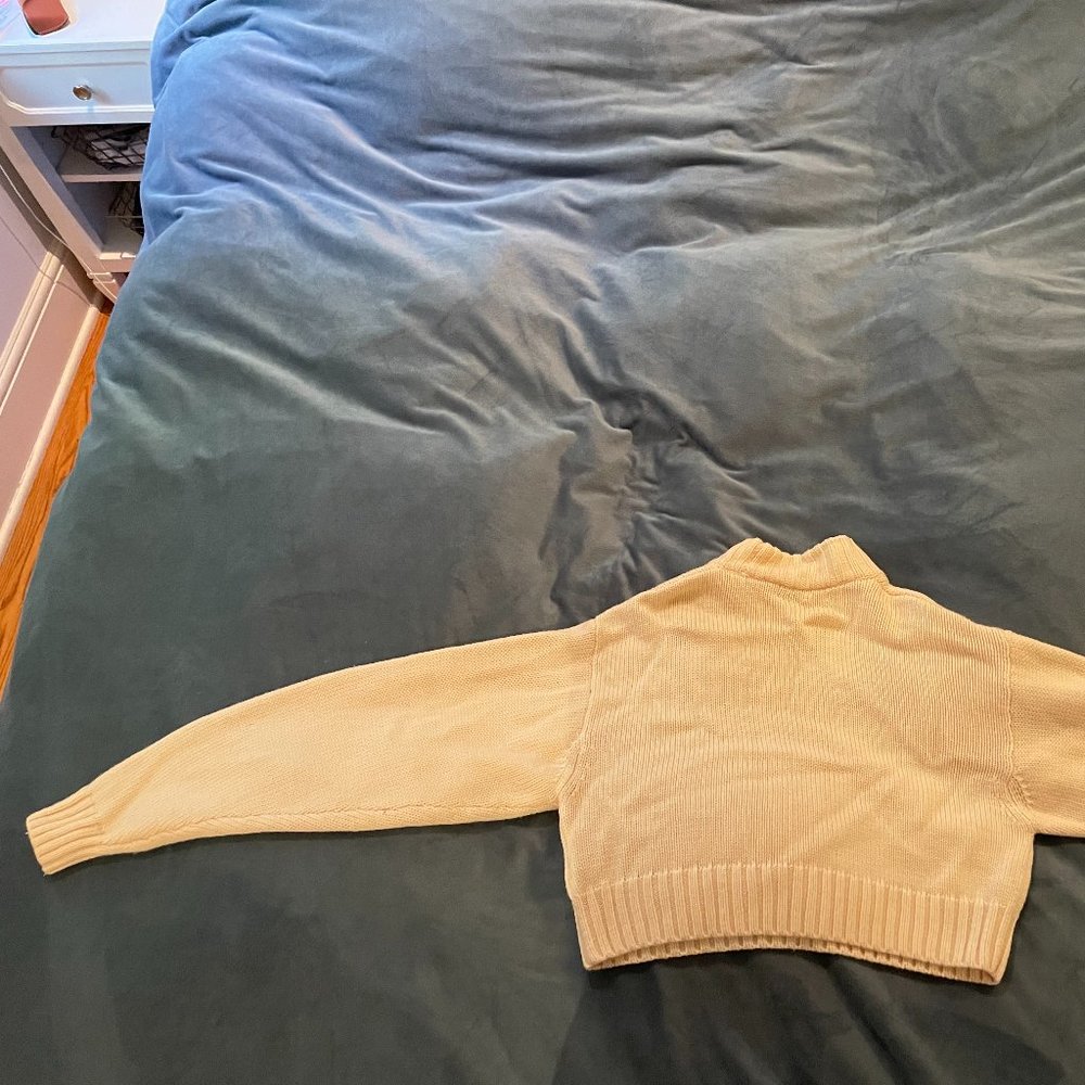 Wilfred Free (By Aritzia) Crop Top Knit Sweater